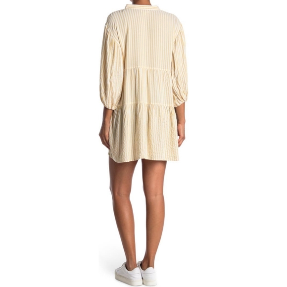 Max Studio bubble sleeve tiered dress - Picture 4 of 12